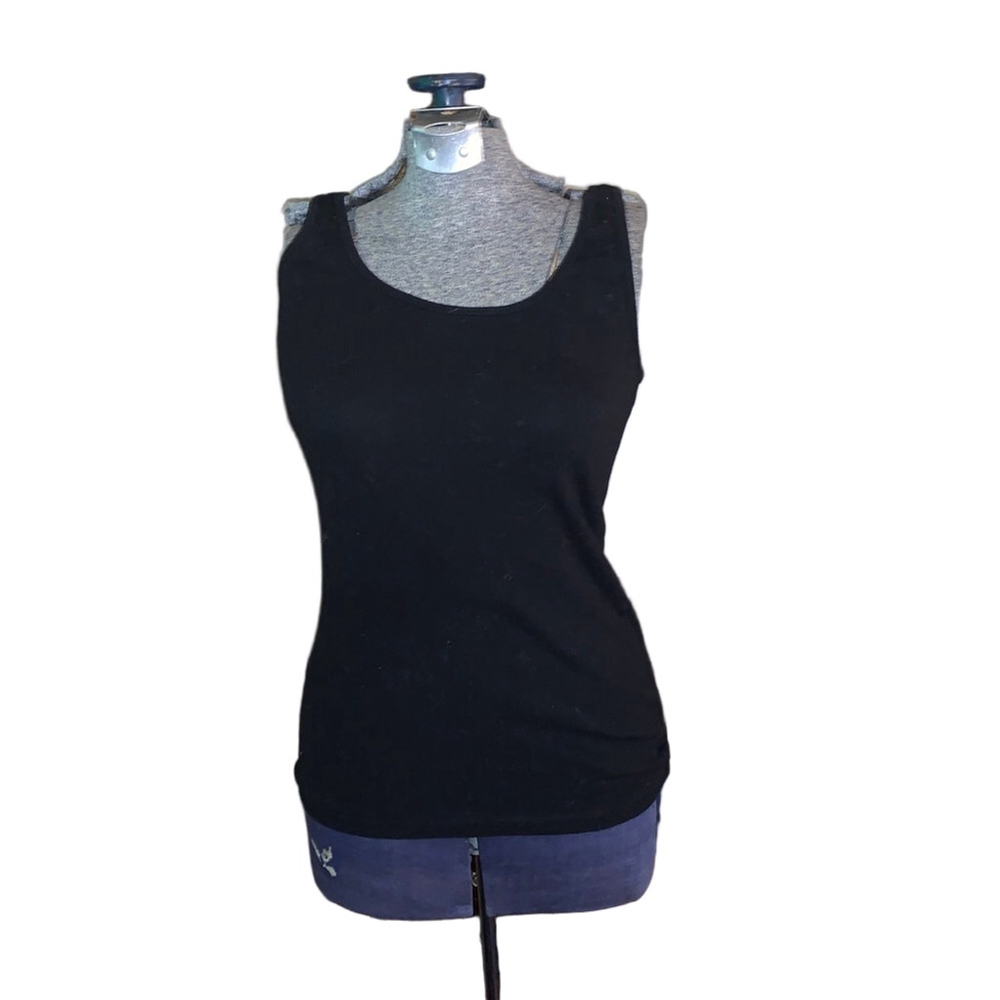 Women's Old Navy Black Ribbed Tank Top M